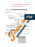 Practica de Aritmetica para 1º de Secundaria