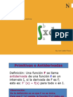 La Antiderivada y La Integral Indefinida