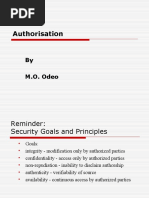 Authorisation: by M.O. Odeo