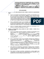 Modelo de Contrato para Chofer de Carga