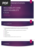 Reliability and Dependability