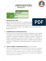 050-239 Derecho Procesal Civil y Mercantil I