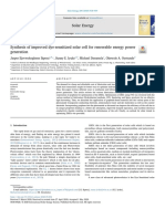 Synthesis of Improved Dye-Sensitized Solar Cell For Renewable Energy Power