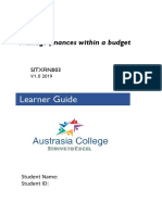 SITXFIN003 Learner Guide