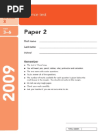 Key Stage 3 ks3 Science 36P2 2009