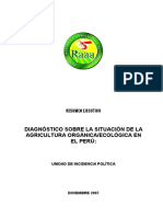 Regla Diagnóstico - Situación - Agricultura - Orgánicaecológica - Perú PDF