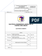 EL1 Electronic Schematic - Student Kit