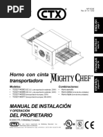 Horno Con Cinta Transportadora: Y Operación