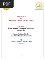 Lectures OF Digital Image Processing