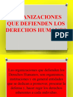 Organizaciones Que Defienden Los Derechos Humanos