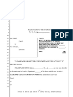 Sample Motion To Compel Further Responses To Special Interrogatories For California