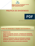 Aula 17 - Política de Dividendos PDF