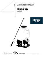 Maruyama Illustrated Parts List: Sprayer