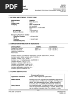 MSDS Gasoline by Shell (2013)