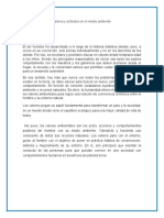 Valores y Actitudes en El Medio Ambiente