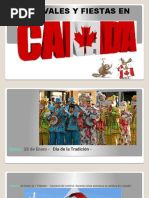 Festivales y Fiestas en Canada