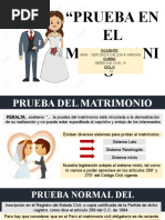 Prueba en El Matrimonio