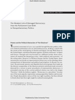 Ilya Budraitskis: The Weakest Link of Managed Democracy: How The Parliament Gave Birth To Nonparliamentary Politics