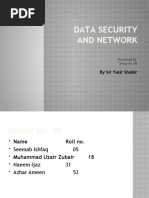 Data Security and Network Presentation