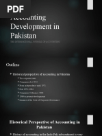 Accounting Development in Pakistan