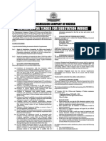 TCN Tender Advert For Afd Piu