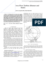 Design of Cross Flow Turbine (Runner and Shaft) : San San Yi, Aung Myo Htoo, Myint Myint Sein