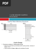 Cache Mapping Functions