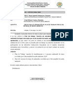 INFORME #007 Paprobacion de Plan de Trabajo