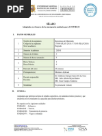 Sílabo Resistencia de Materiales 2020-I PDF