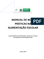 Manual de Boas Práticas Na Alimentação Escolar 2017