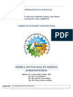 Carrera Tecnologia en Gestion Agroindustrial 2017-2017