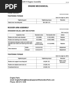 Kobelco SK200-8 Hino J05E Engine Manual - Parts Inspection and Engine Assembly PDF