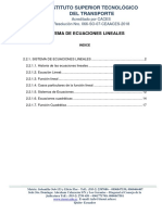 2.2.1. Sistema de Ecuaciones Lineales PDF