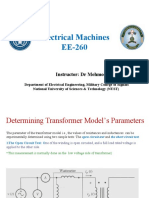 Electrical Machines EE-260: Instructor: DR Mehmood Alam