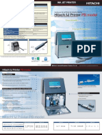 Hitachi Inkjet Printer PB Model PDF