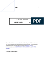 Service Manual: LCD Color Television