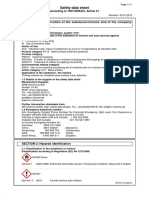 Safety Data Sheet: SECTION 1: Identification of The Substance/mixture and of The Company/ Undertaking