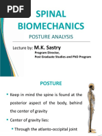 Spinal Biomechanics: Posture Analysis