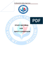 Safety Supervisor Study Material PDF