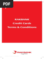 RAKBANK Credit Cards Terms & Conditions