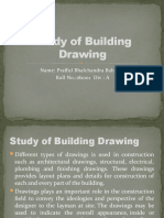 Study of Building Drawing. Roll No.181001.