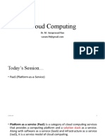 Cloud Computing: Dr. M. Varaprasad Rao