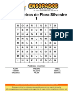 Sopa de Letras de Flora Silvestre - 1