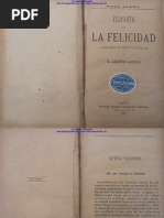 Paul Janet - Filosofía de La Felicidad