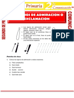 Los Signos de Admiracion para Segundo de Primaria PDF