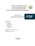 Informe 8. Curva de Crecimiento