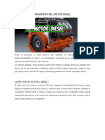 Partes y Funcionamiento Del Motor Diésel