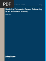 Mastering Engineering Service Outsourcing in The Automotive Industry