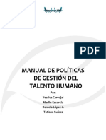 Durmamos Bien Manual de Politicas de Gestión de Talento Humano