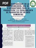 Los Bioprocesos en La Biotecnología